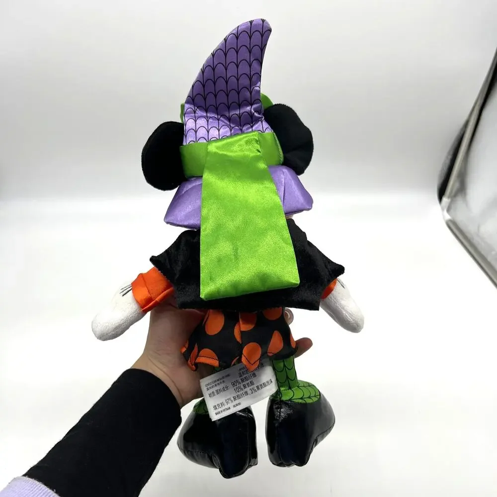 Disney Parks Minnie Mouse Halloween Plush Stuffed Dolls Witch 12